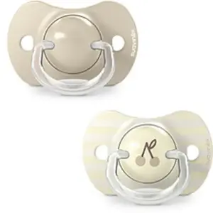 Suavinex Lot de 2 sucettes symétriques SXPro Birdies Beige (18 mois et +) pas cher