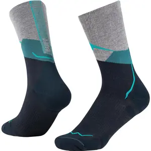 BUFF Merino Lightweight Crew Socks, Unisex, Zwart, Sokken, maat: 45-47 pas cher