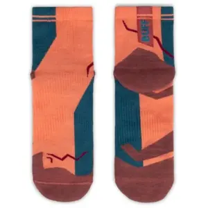 Buff, Unisexe, Chaussettes de sport, Merino Light Quarter Socks (42/44), Orange, Bleu