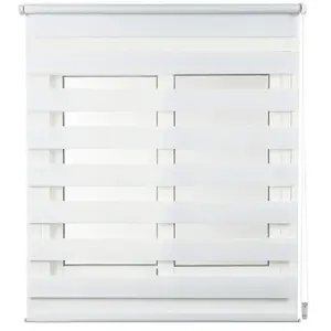 Store Clip&Fix Night& Day Blanc 120x180cm pas cher