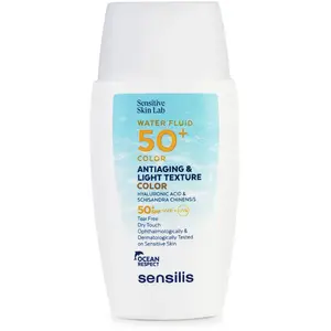 Sensilis Crème Hydratante Antiaging & Light Texture Color Spf50+ 40ml pas cher