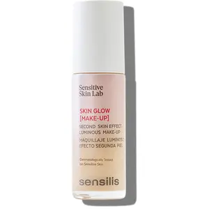 Liquide maquillage de base Sensilis Skin Glow nº 05 Pêche Dor 30 ml pas cher