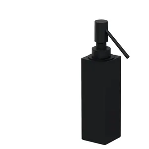 Distributeur de savon Cosmic noir mat 20 x 5 x 10 cm Collection METRIC pas cher