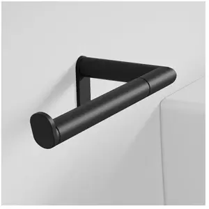 Porte-rouleau Cosmic sans couvercle côté gauche noir mat 45 x 7 x 16 cm Collection MICRA pas cher