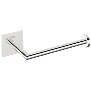 COSMIC Square Toiler Roll Holder with Stainless Steel Light Grey pas cher