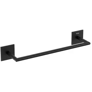 COSMIC Towel Rail made of Stainless Steel Black Matt Finish 30cm pas cher