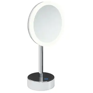 Cosmic - Miroir grossissant de salle de bain | Finition chromée - Idéa... pas cher