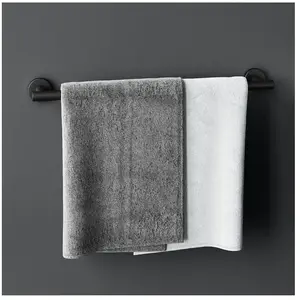 Cosmic Towel Rack with Matte Black Finish for Bathroom 59 cm pas cher