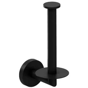 Comparateur de prix : COSMIC Vertical Toilet Roll Holder Metal made w- Matt BlackFinish