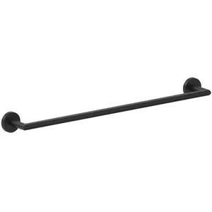 COSMIC Towel Rail Stainless Steel made w- Matt Black Finish 40cm pas cher