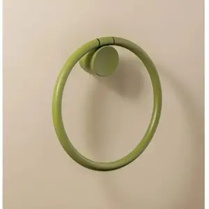 Cosmic Wall Mounted Towel Ring Durable Stainless Steel Matt Black pas cher