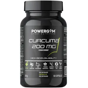 Powergym Casquettes Curcuma 60 Unités pas cher