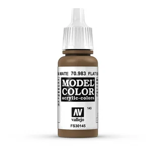 Vallejo Hobbyverf Acrylverf - 70983 Model Color Flat Earth - Acryl Verf flesje - 17 ml