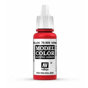Vallejo 70909 Model Color Vermillion - Acryl Verf flesjeVendu parbol