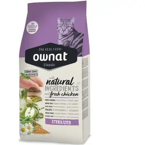 Ownat Classic Sterilized Cat Aliment pour Chats   1500 GR pas cher