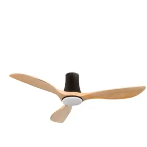 Ventilateur de plafond avec lumière 3 pales 56W 6 vitesses Dakota O91 pas cher