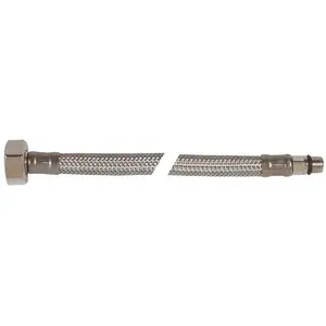 Flexible de raccordement - Tucai - 35 cm - F 3/8'' - M 10 x 100 - Lait... pas cher