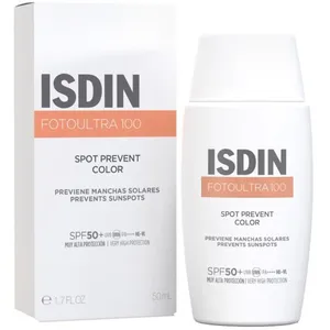 ISDIN FotoUltra Spot Prevent Color Crème solaire teintée SPF 50+ anti-... pas cher
