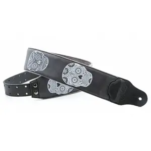 Righton Sugar - Black - Gitaarband, handgemaakt, leer - zwart pas cher
