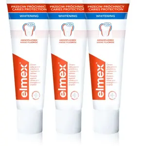 Elmex, Dentifrice, Dentifrice blanchissant Caries Protection Whitening 3 x 75 ml pas cher
