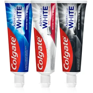 Colgate, Dentifrice, Advanced Mix Trio Whitening Toothpaste Set - 3 X 75 Ml pas cher