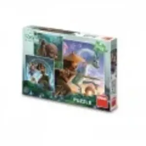 Dino Toys Raya en vrienden - 3 Puzzels van 55 stuks pas cher