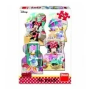 Dino 4 Puzzles - Minnie et Daisy 33325 pas cher