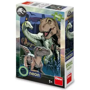 dinotoys Dinosaurussen neon puzzel 100 xl stukjes pas cher