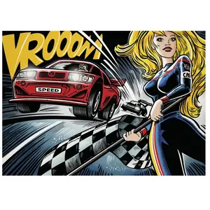 Dino Pop Art - Race 53272 pas cher