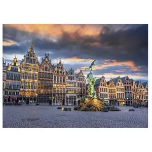 Dino Tempête au-dessus d'Anvers - Puzzle Neon 54136 pas cher