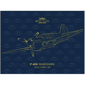 Eduard P-40K Warhawk DUAL COMBO pas cher