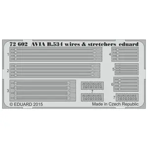 Eduard Avia B.534 wires & stretchers f. pas cher
