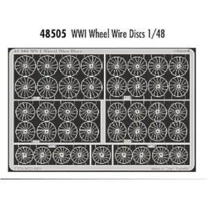 Eduard WWI Wheel Wire Discs pas cher