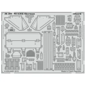Eduard M4A3E8 Sherman pour Tamiya pas cher