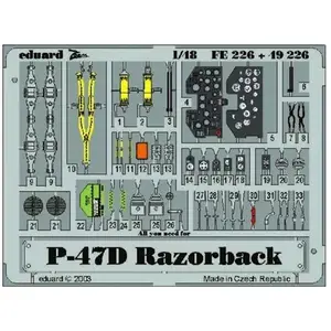 Eduard P-47D Razorback pour kit TamiyaVendu pargalaxus
