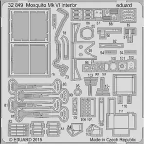 Eduard Intérieur Mosquito Mk.VI pour Tamiya pas cher