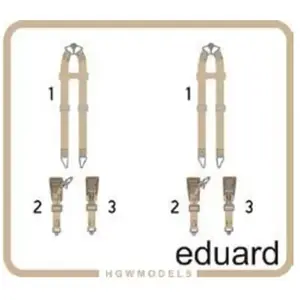 Eduard Seatbelts Luftwaffe WWII bombers SUPERFA