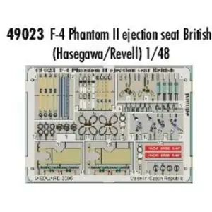 Eduard F-4 Phantom II ejection seat British pour kit Hasegawa/RevellVendu pargalaxus