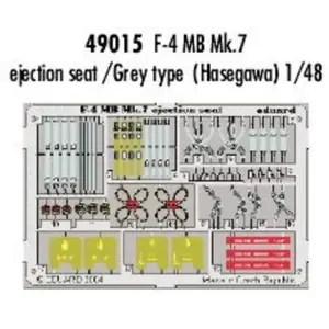 Comparateur de prix : MAQUETTE F4 MB MK.7 EJECT.SET.GRIS /48 EDUARD 49015