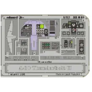 Eduard Tableau de bord de l'A-10 Thunderbolt II pour kit Trumpeter