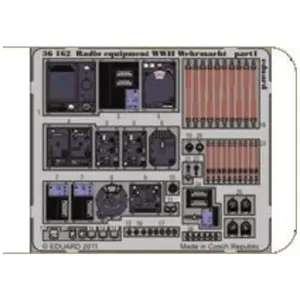 Eduard Radio equipment WWII Wehrmacht - colour pas cher