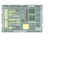 Eduard Ju 87G Stuka seatbelts pour kit Hasegawa pas cher