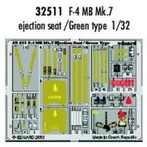 Eduard F-4 Phantom II ejectin seat/green type pour kit TamiyaVendu pargalaxus