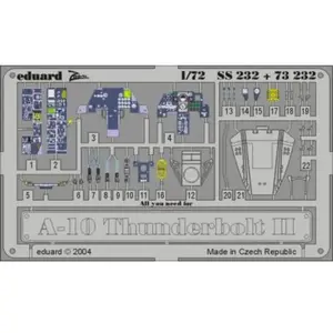 Comparateur de prix : MAQUETTE A 10 THUNDERBOLT IIITA/REV/72 EDUARD SS232