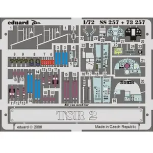 Comparateur de prix : MAQUETTE TSR 2 AIRFIX 1/72 EDUARD SS257