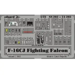 Comparateur de prix : MAQUETTE F 16 CJ FIGHT.FALCON HASEG/72 EDUARD SS202