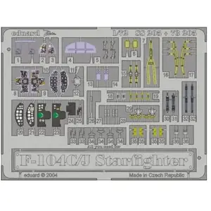 Comparateur de prix : MAQUETTE F 104C/J STARFIGHTER HASEG/72 EDUARD SS205