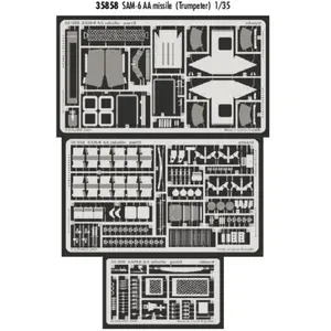 Comparateur de prix : Eduard Missile anti-aérien SAM-6 pour kit Trumpeter