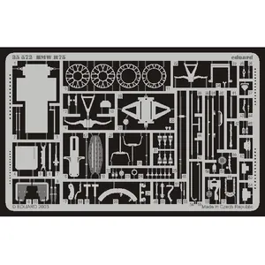 Maquette BMW R75 Tamiya 1/35 Eduard 35572 - Maquette - BMW R75 - Echelle 1/35