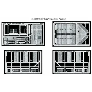 Comparateur de prix : M-113 Idf Zelda Schürzen Fotoätzsatz- 1:35e - Eduard Accessories
